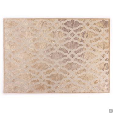 Eleganter beige Designer-Teppich Gabrielle GA03