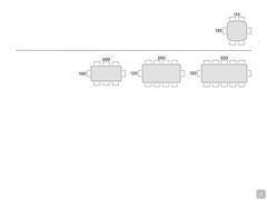 Tisch Butterfly von Tonin mit Marmorplatte - Sitzplatzschema tisch