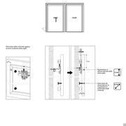 Technische Details für die Montage der Wohnwand Plan