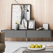 Cleveland TV-Schrank mit mokka-shine Metallbeinen