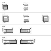 Plan Scacco - Modelle und Abmessungen