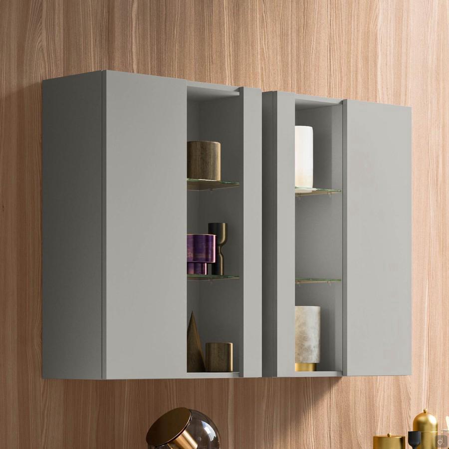 Plan Display-Wandschrank mit Regalböden