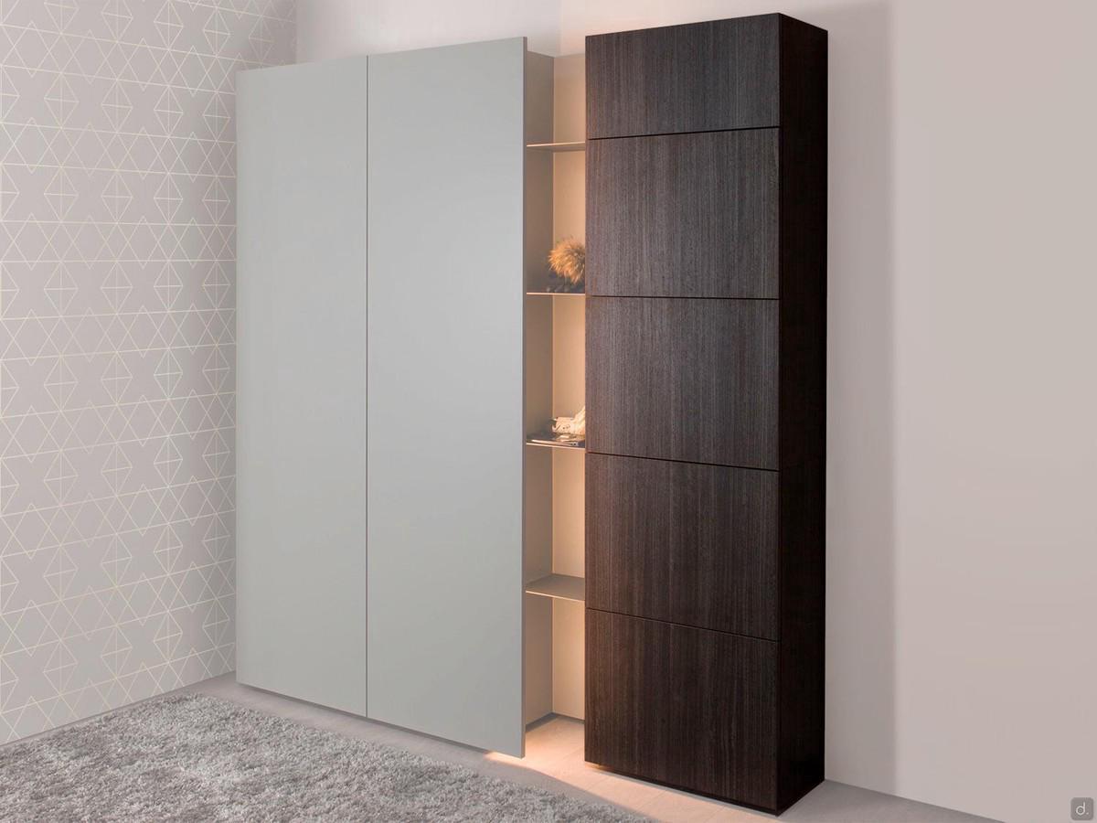 Eleganter und modularer Schuhschrank aus Holz Plan