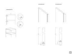 Hochschrank Lounge mit offenen Fächern Lounge - Optional LED-Leiste