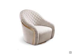 Portofino swivel armchair, ideal in bedrooms or living rooms