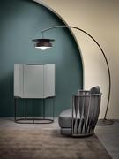 Design armchair Twist by Cantori in the version with rotating base