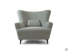 The Doyle armchair viewed from the front