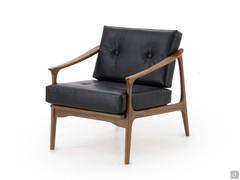 Amaya vintage armchair in polished wood