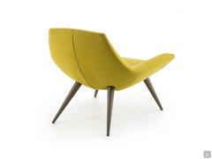 View from the back of Agata Lounge chair with low back