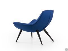 Agata Lounge armchair, view from the back