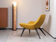 Living room armchair Agata Lounge in the fixed leather model