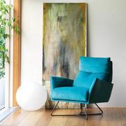 Maude armchair with high back