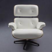 Eames armchair in leather