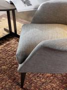 Details of the Lovy fabric armchair 