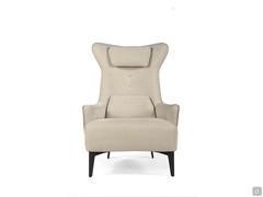 Front view of the Laurel armchair