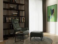 Bergere Laurel armchair - optional headrest and pouffe