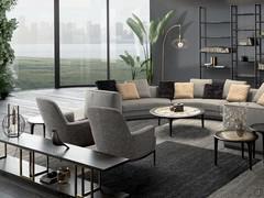 Pair of René armchairs with the Franklin sofa