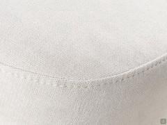 Detail of the tailor-made fabric upholstery cover