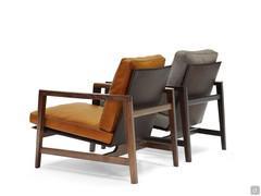 Pair of Halley wooden armchairs