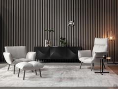 Pil Armchair upholstered armchair by Bonaldo in low seat and high back models