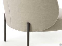 Minimal and essential design legs in mocha shine painted metal