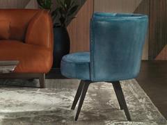 Side-view of the Petra armchair