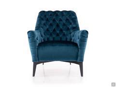 Living room armchair Lynn Capitonné velvet Elina