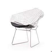 Wire Diamond armchair created by Harry Bertoia