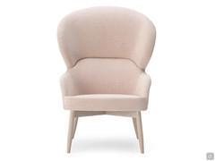 Sophos bergere armchair with four wooden legs