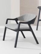 Bryanna armchair in Traffic Black painted ash-wood