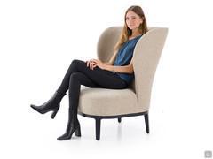 Seating proportions and ergonomics of the Spring armchair