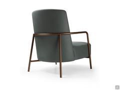 Maggie armchair with tubular metal frame