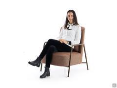 Seating proportions and ergonomics of the Maggie chair