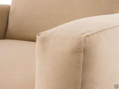 Detail of the armrest of Iris relax armchair