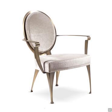 Miss upholstered classic armchair by Cantori