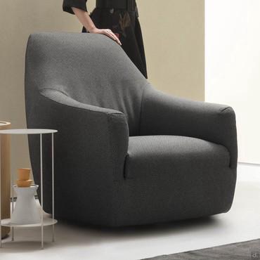 Layla cosy swivel armchair