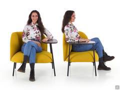 Ergonomics and seating proportions of the Fortune armchair