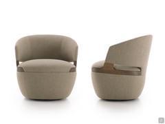 Front and side view of the Velis swivel chair