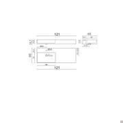 Mineralguss sink - drawing and measurements