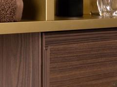 Detail of the wall unit doors proposed here with grooves