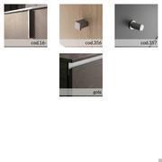 Atlantic curved bathroom cabinet - Handle models