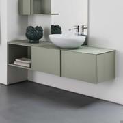 Atlantic base unit with deep drawer and countertop washbasin