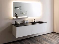 Vittoria 01 tailor-made bathroom vanity with HPL integrated sink