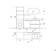 Specific measurements for the Oasis L03 laundry composition