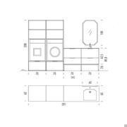 Specific measurements for the Oasis L04 laundry composition