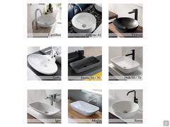 Washbasins available on the space-saving Frame undercabinet p.37 (1)