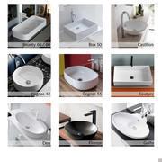 Washbasins available on the Frame countertop vanity unit p.50 (2)