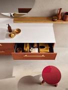 With four convenient drawers, the N104 bathroom cabinet becomes a piece of furniture with essential lines but extremely capacious