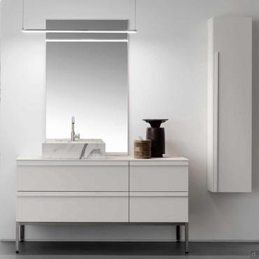 Bathroom cabinet with tall countertop sink N82 Atlantic