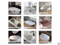 Overview of all-out washbasins available on the Atlantic base unit p.45 - Part 3/4